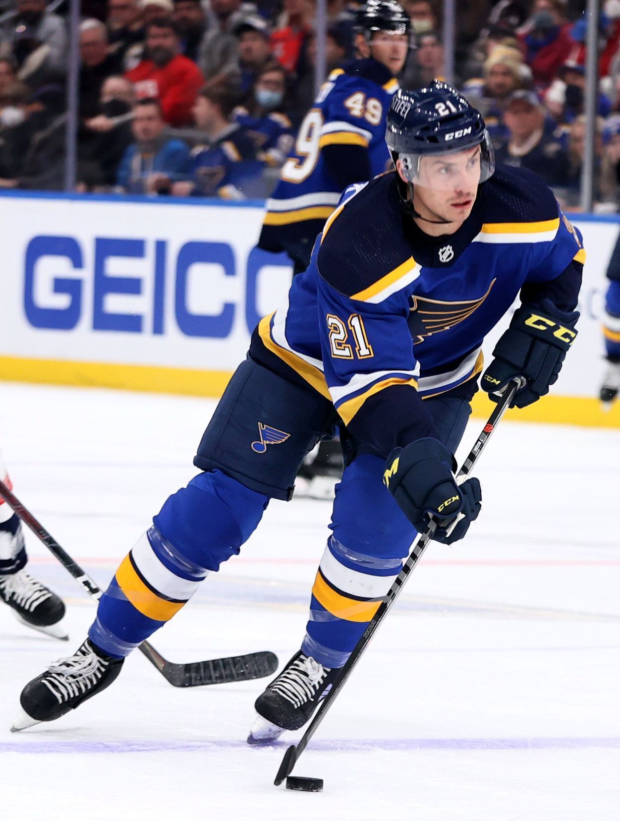Blues 5, Capitals 1
